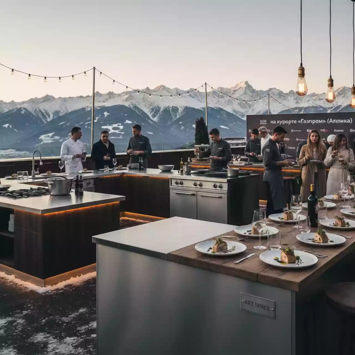 Аренда Мастер класс по приготовлению руле на курорте «Газпром» (Альпика) — ART SPACE