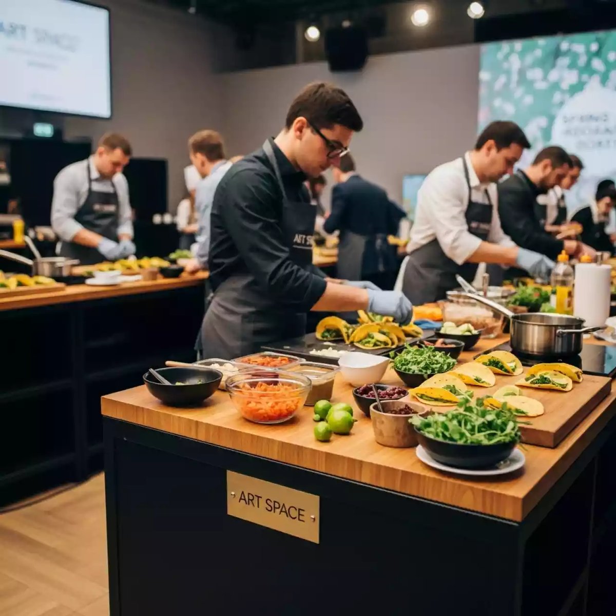 Аренда Мастер класс по приготовлению тако в конгресс-холле отеля Жемчужина — ART SPACE