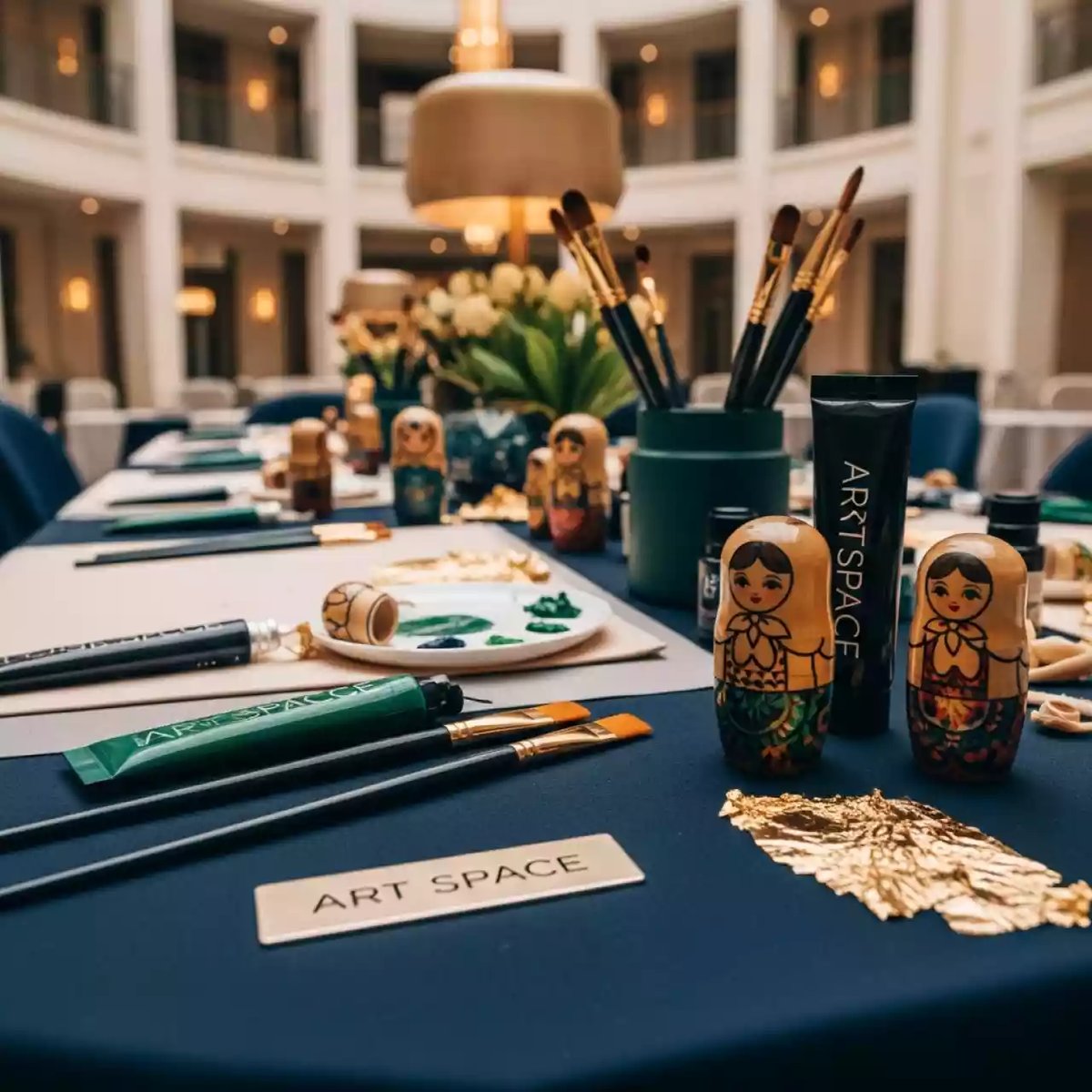 Аренда Мастер класс по расписным матрешкам в Stella di Mosca — ART SPACE