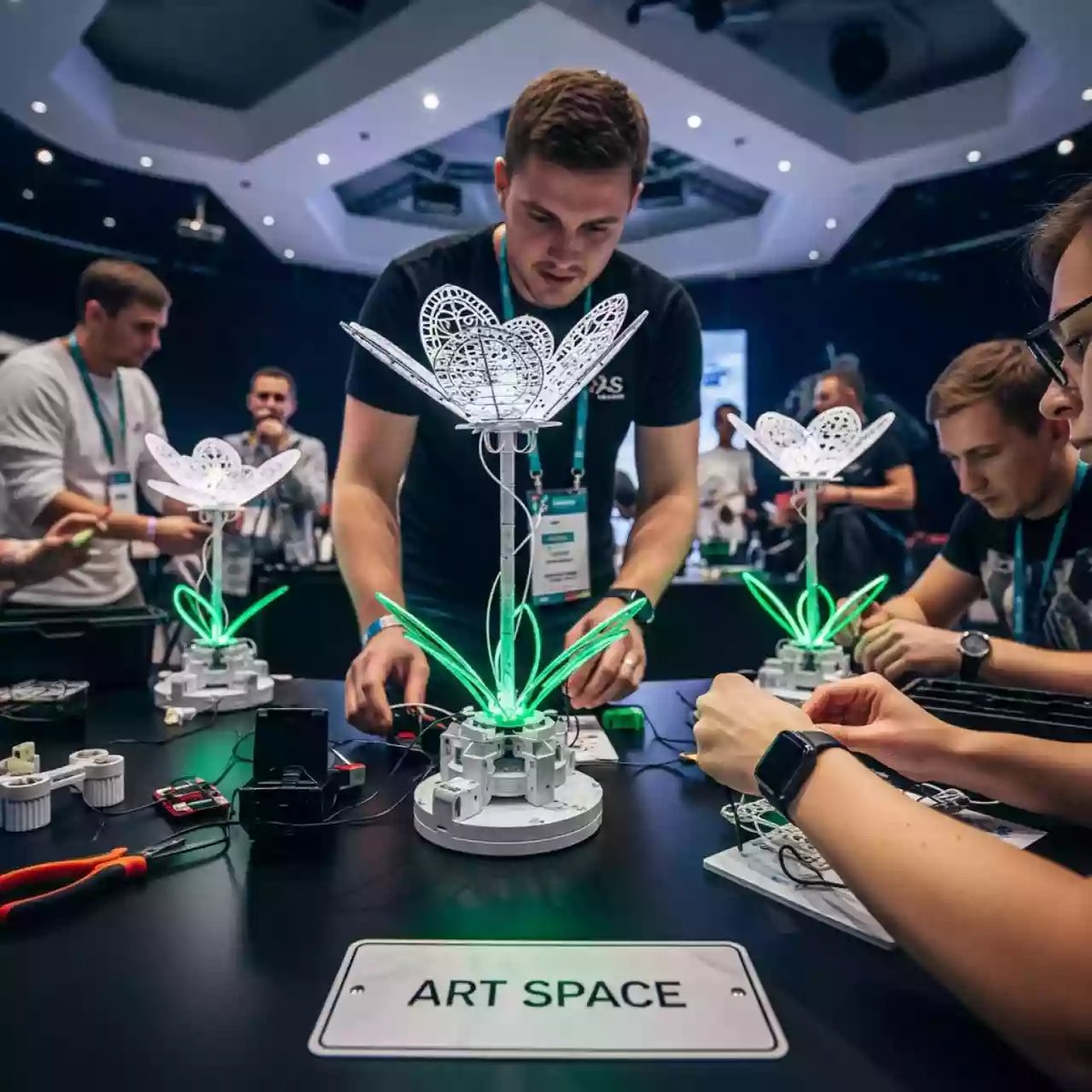 Аренда Мастер класс по робототехнике Фонарик цветок в Rixos Krasnaya Polyana — ART SPACE