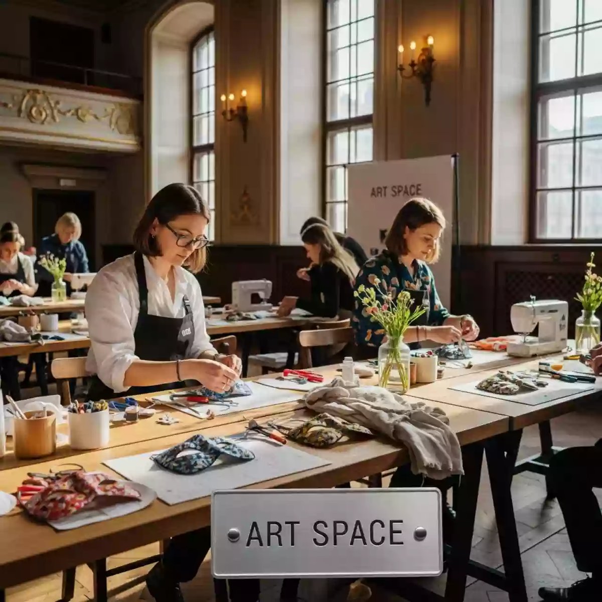 Аренда Мастер класс по созданию защитных масок в Зимнем театре — ART SPACE