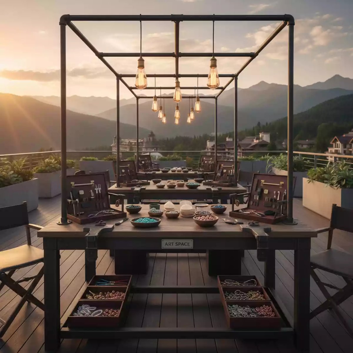 Аренда Мастер класс по созданию женских браслетов в Гранд Отель Поляна — ART SPACE