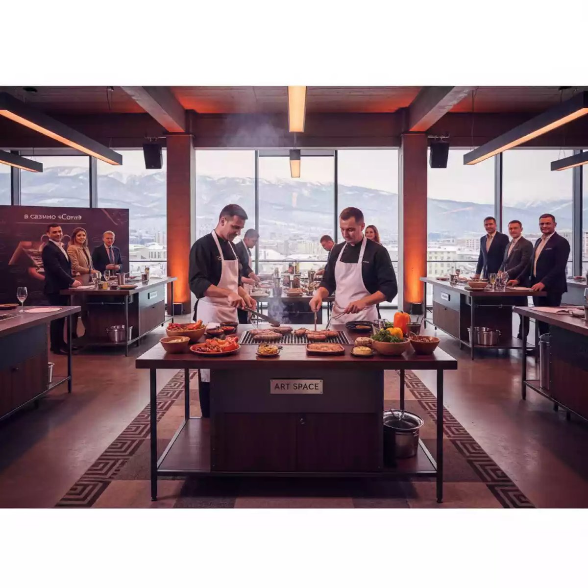 Аренда Мастер класс приготовление колбасок гриль в казино «Сочи» — ART SPACE