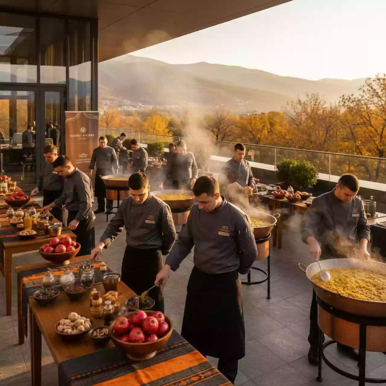 Аренда Мастер класс приготовление плова в Grand Karat Sochi — ART SPACE