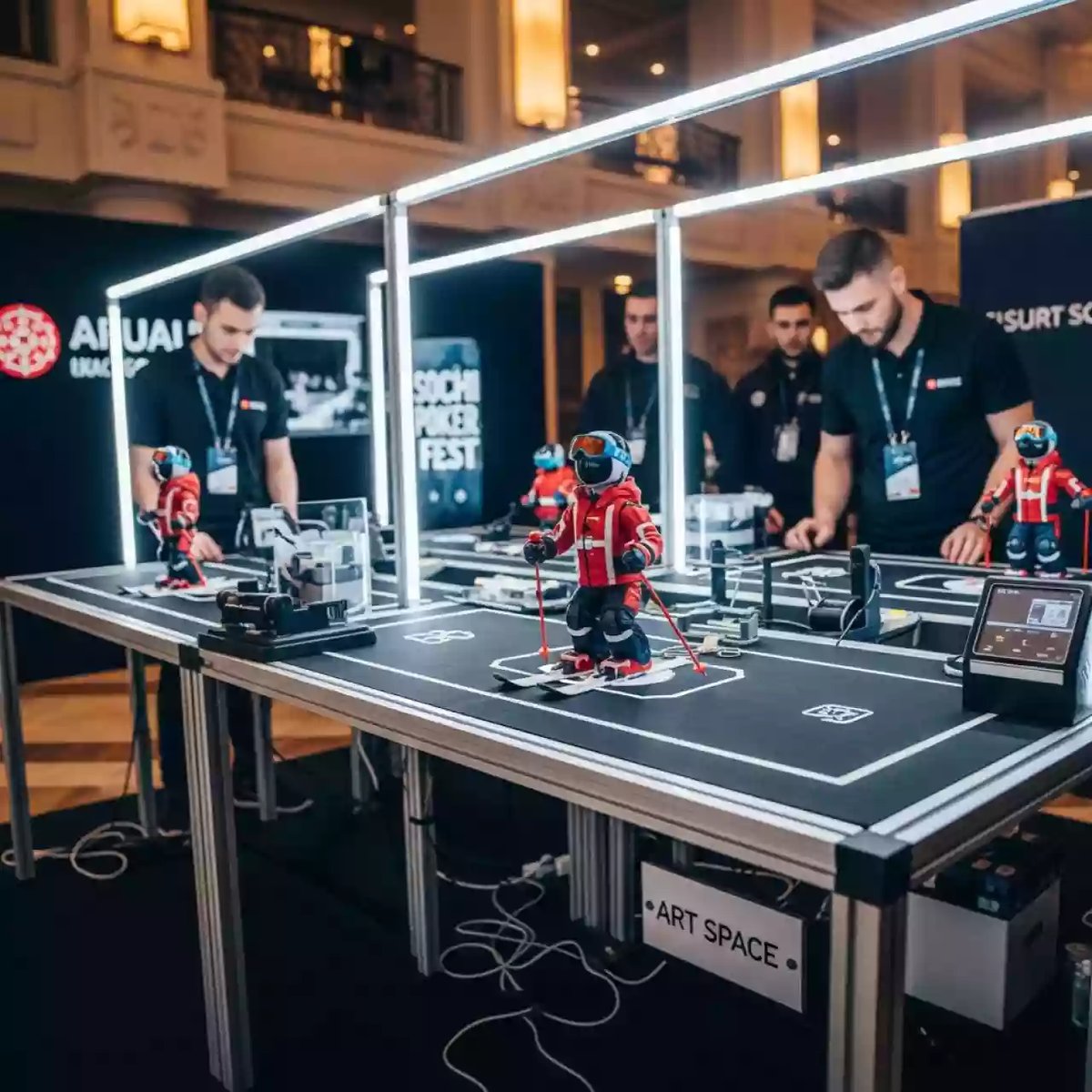 Аренда Мастер класс робототехника Лыжник в Гранд Отель Сочи — ART SPACE