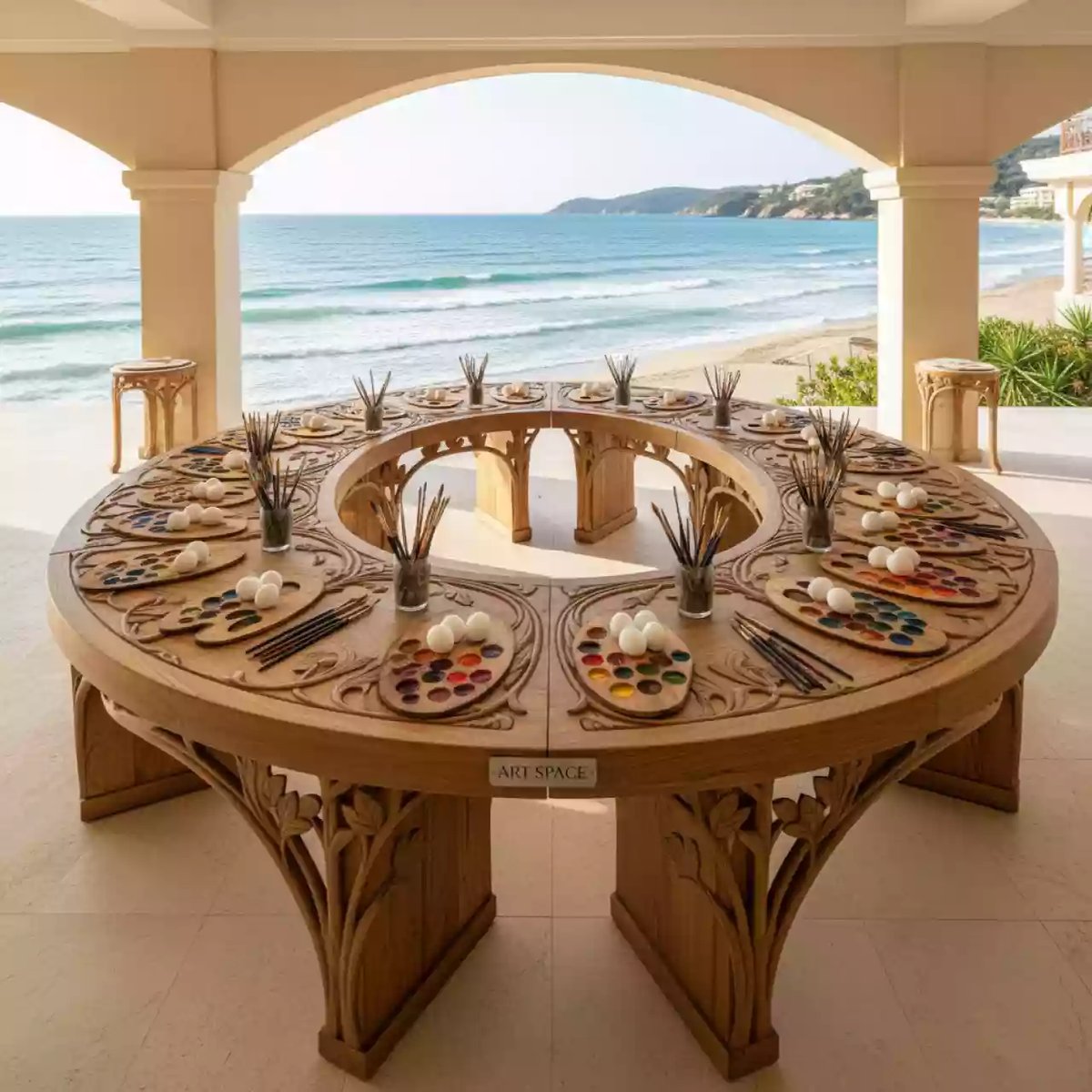 Аренда Мастер класс роспись яиц в пляжном комплексе VinoGrad — ART SPACE