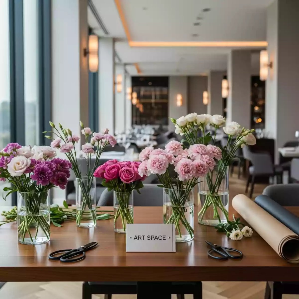 Аренда Мастер класс создание букетов в ресторане «Sanremo» — ART SPACE