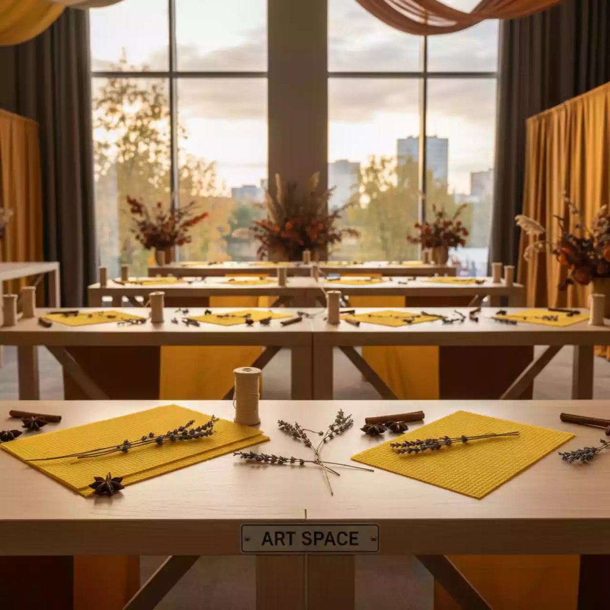 Аренда Мастер класс свечи из вощины в Gamma Sirius — ART SPACE