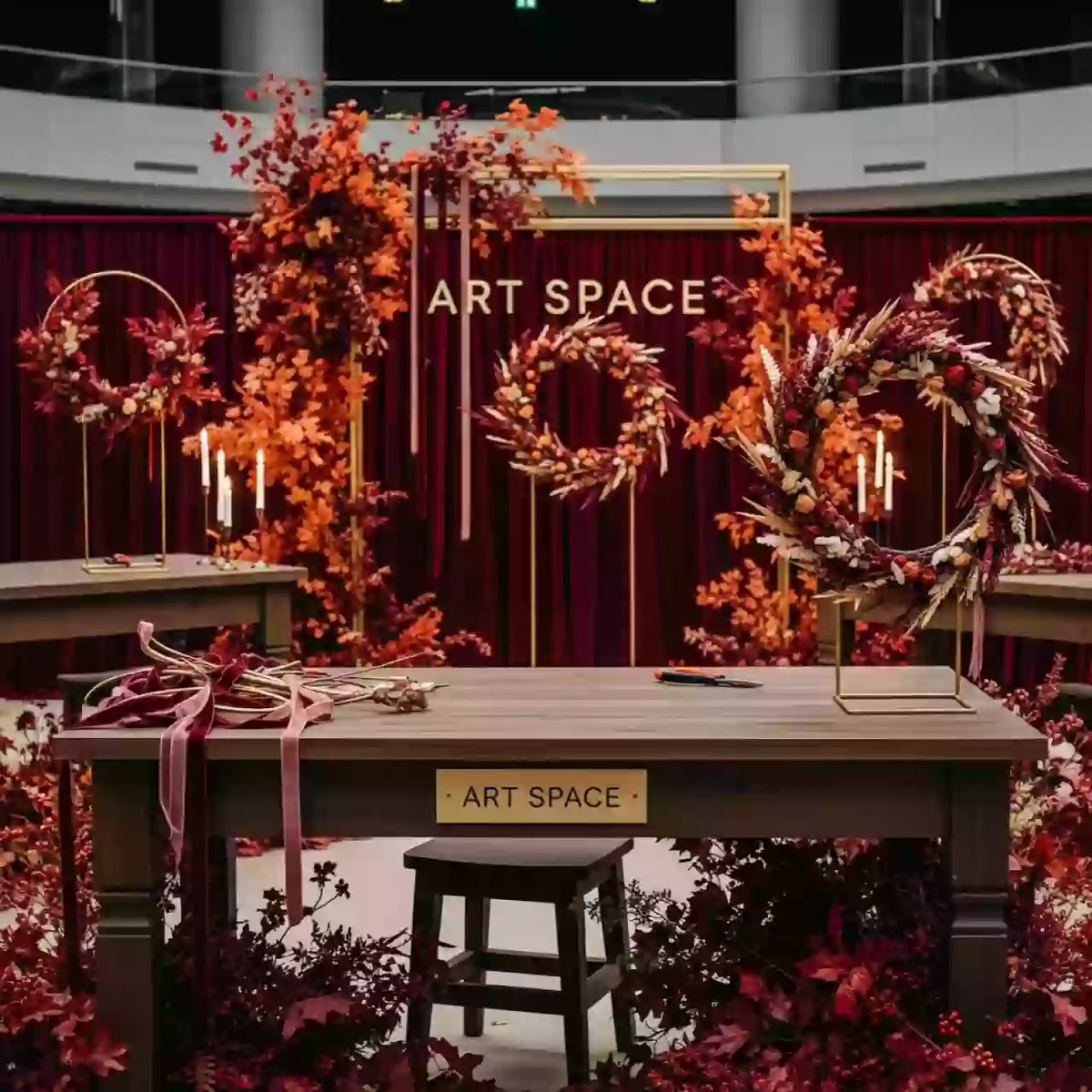 Аренда Мастер класс венки в ледовом дворце «Роза Хутор» — ART SPACE