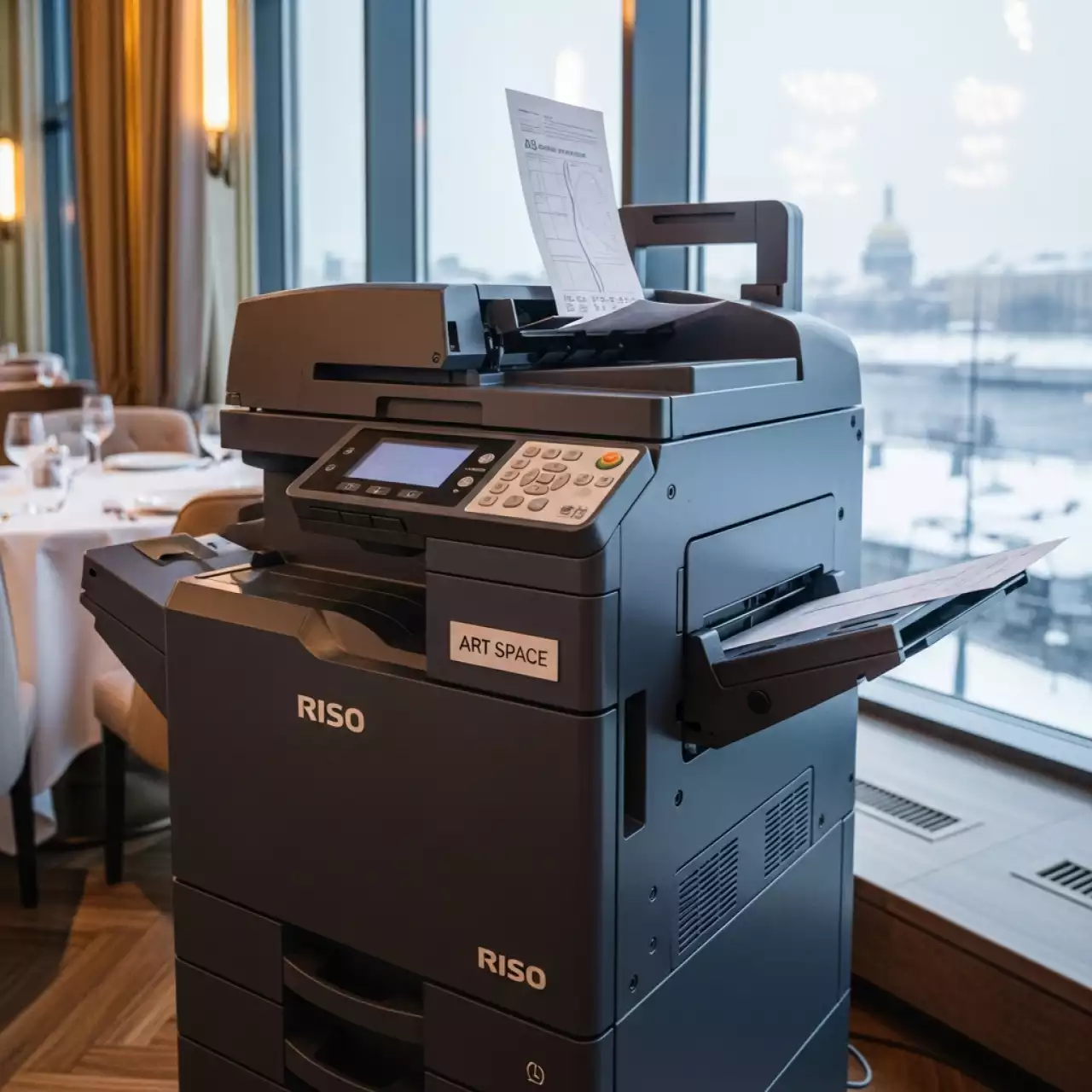 Аренда Мастер пленка A3 RISO Master FII Type 37 E в ресторане «Плакучая Ива» — ART SPACE