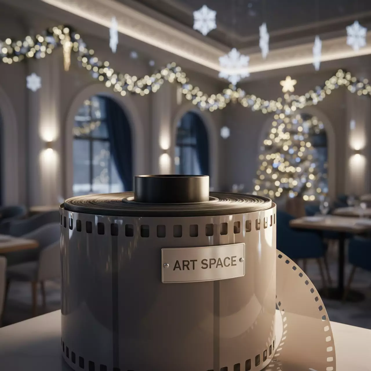 Аренда Мастер пленка Duplo 670L 205 в ресторане «Высота 5642» — ART SPACE