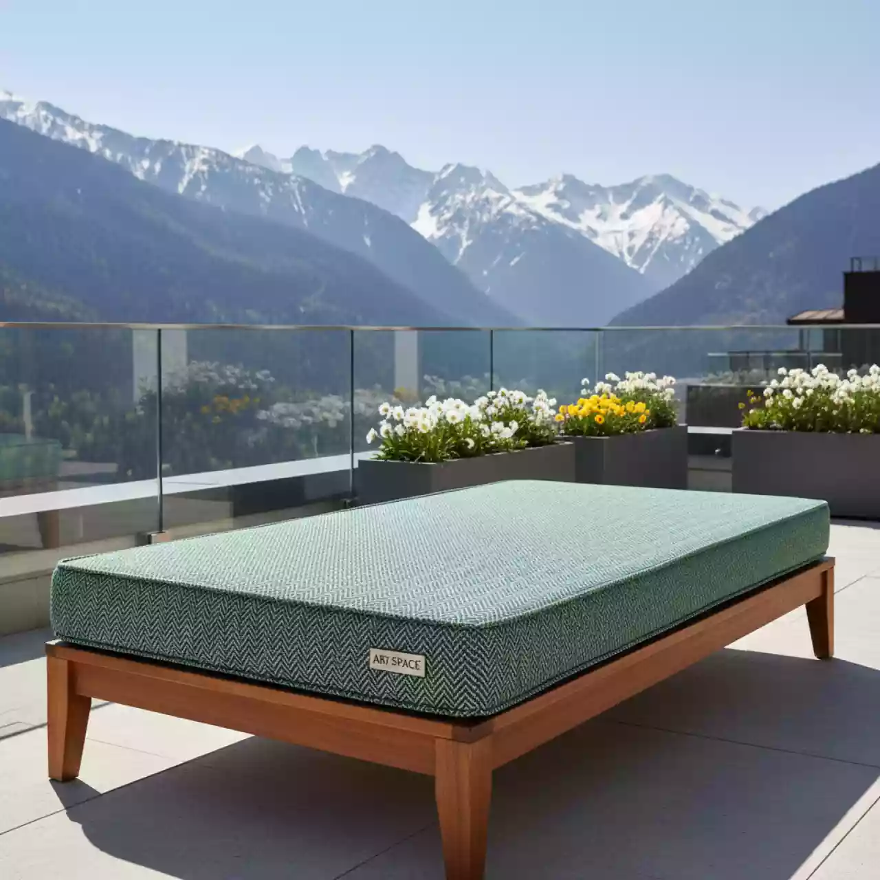 Аренда Матрас Plano для шезлонга лежака в Green Flow Hotel — ART SPACE