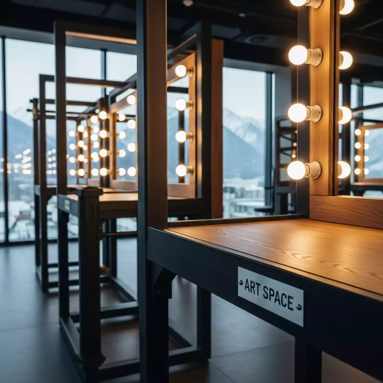 Аренда Мебель для гардероба аксессуары для гримерки на курорте «Газпром» (Альпика) — ART SPACE