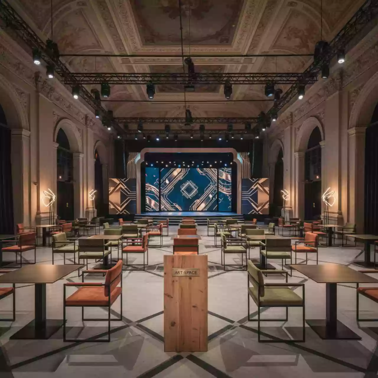 Аренда Мебель для мероприятий в Зимнем театре — ART SPACE