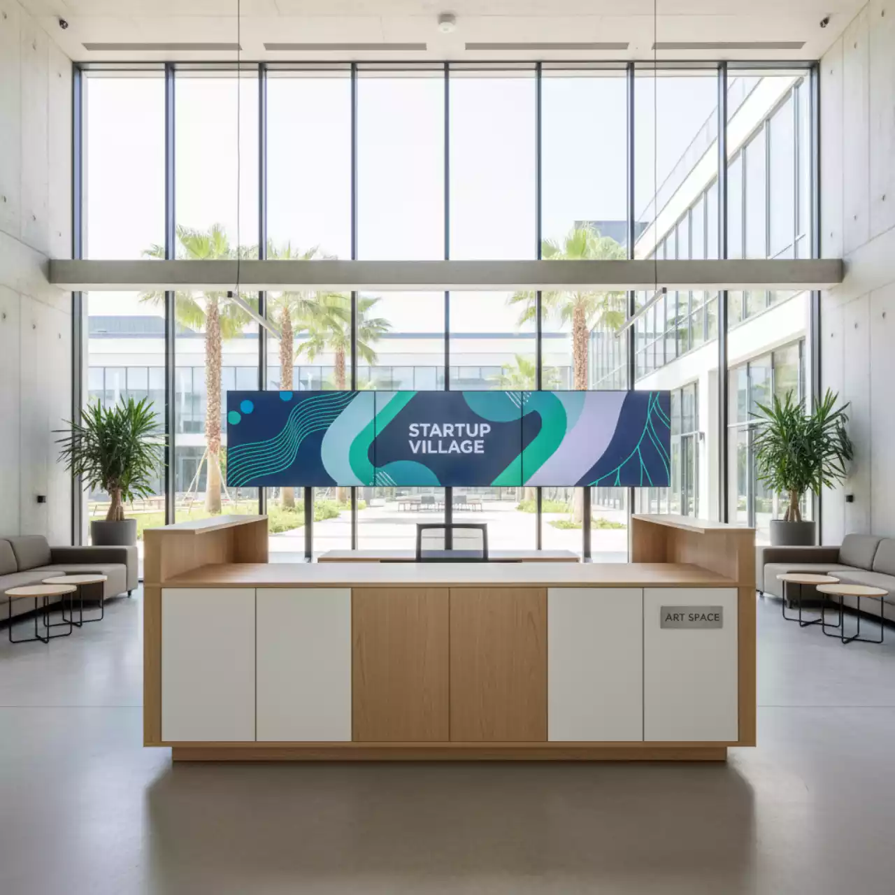 Аренда Мебель для регистрации в Delta Sirius — ART SPACE