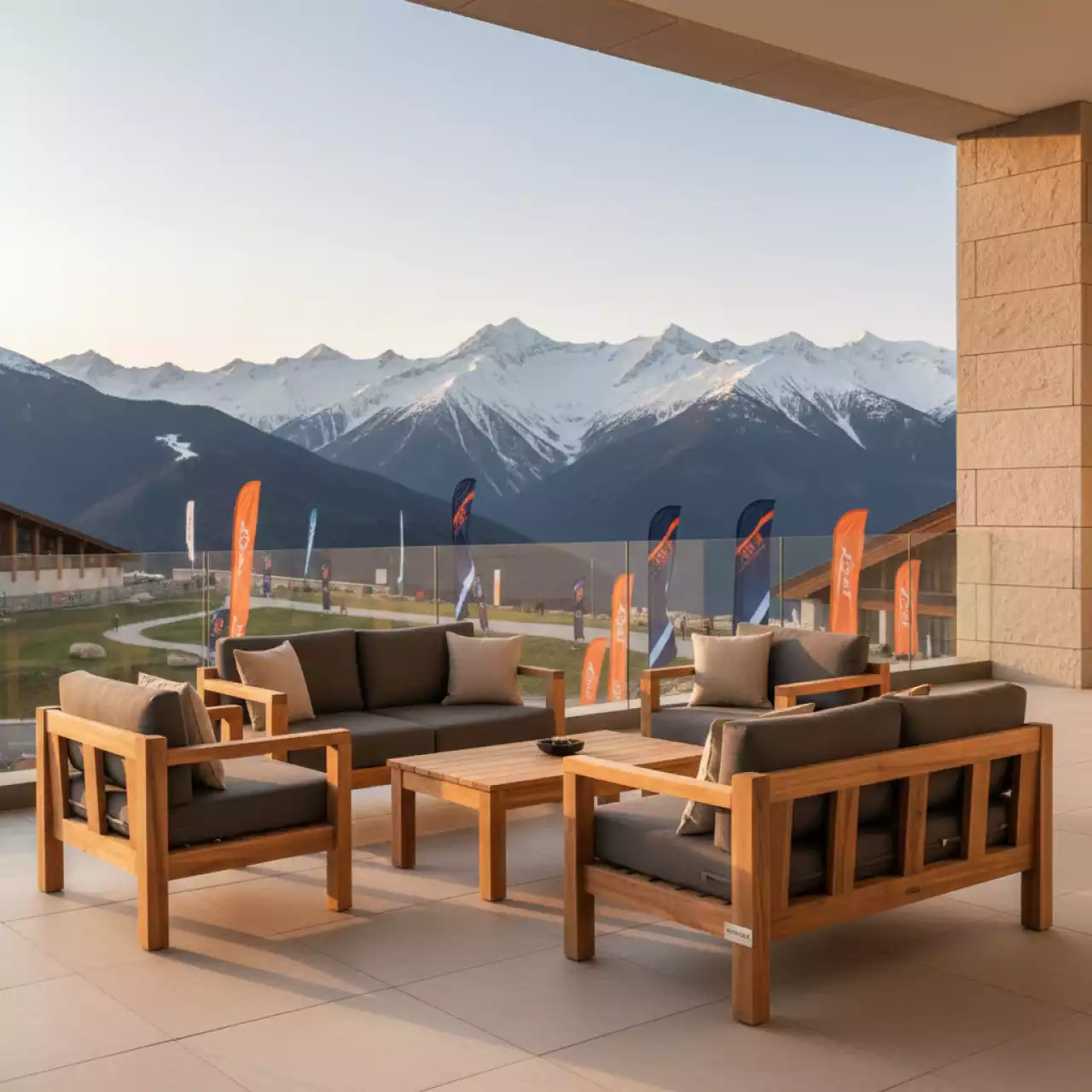 Аренда Мебельная группа акация OXFORD M в Rixos Krasnaya Polyana — ART SPACE