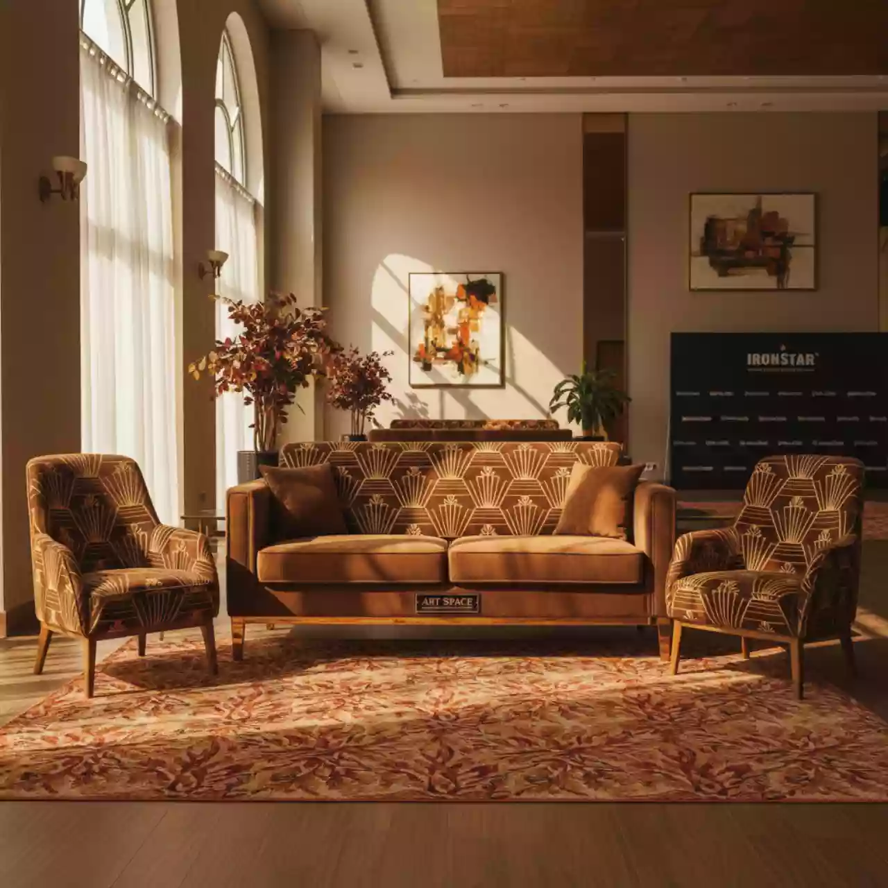 Аренда Мебельная группа brown Джуми Jumi в санатории «Октябрьский» — ART SPACE