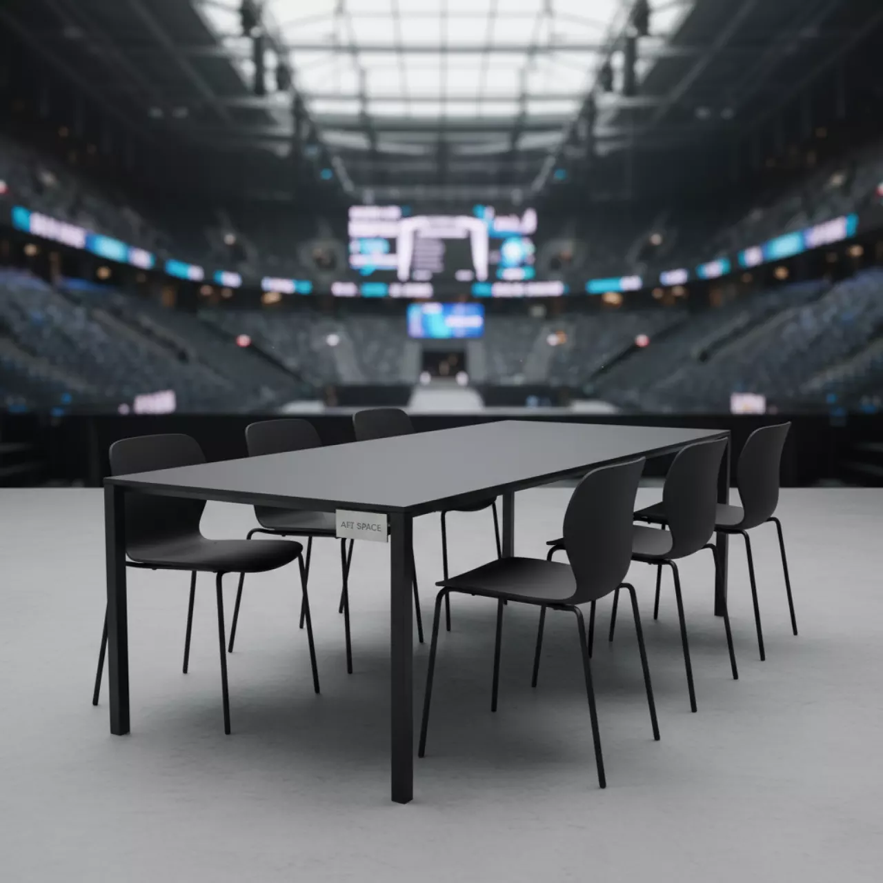 Аренда Мебельная группа Calma 180 темно серый карбон чёрный в Сириус Арене — ART SPACE