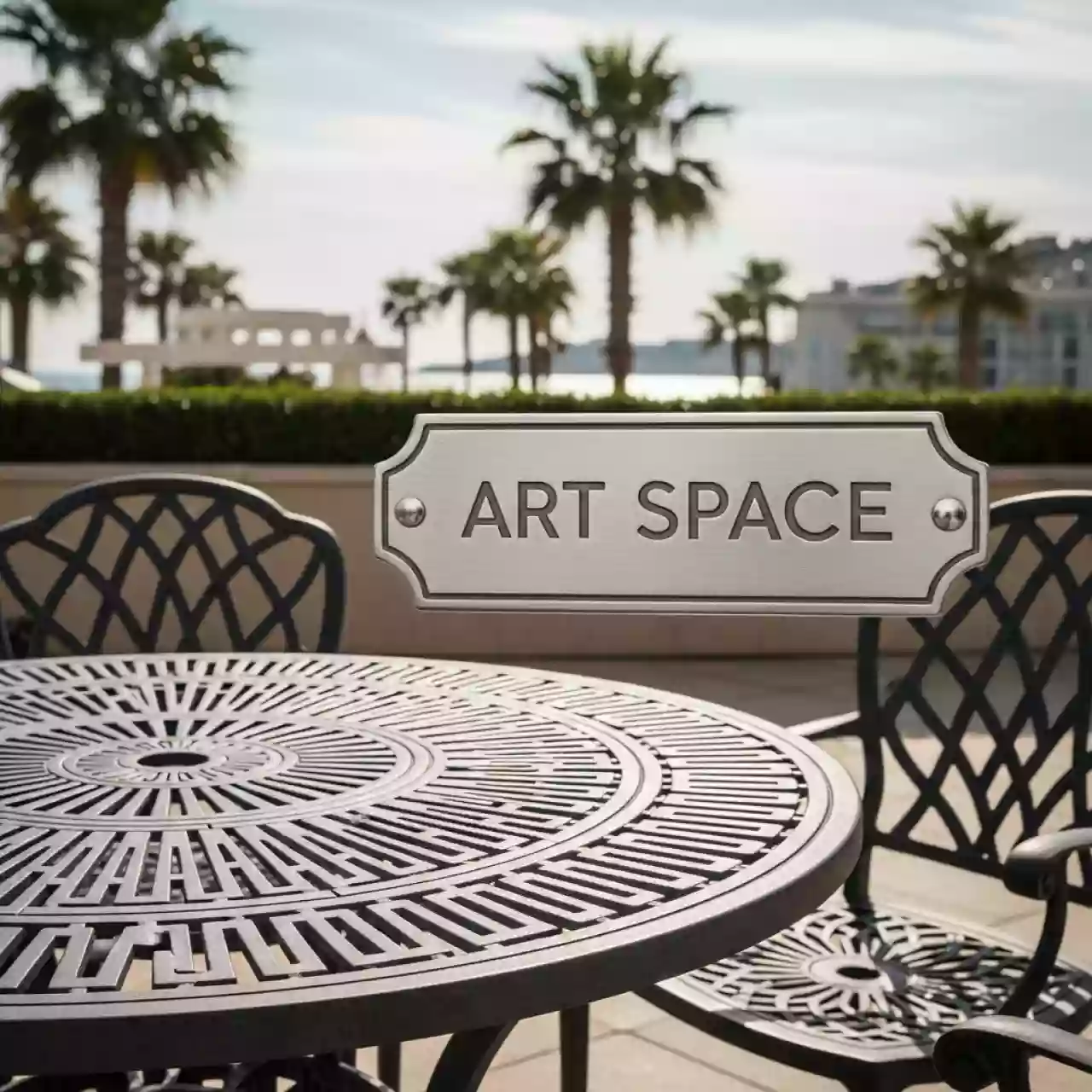 Аренда Мебельная группа из литого алюминия Henry VI в гранд-отеле «Жемчужина» — ART SPACE