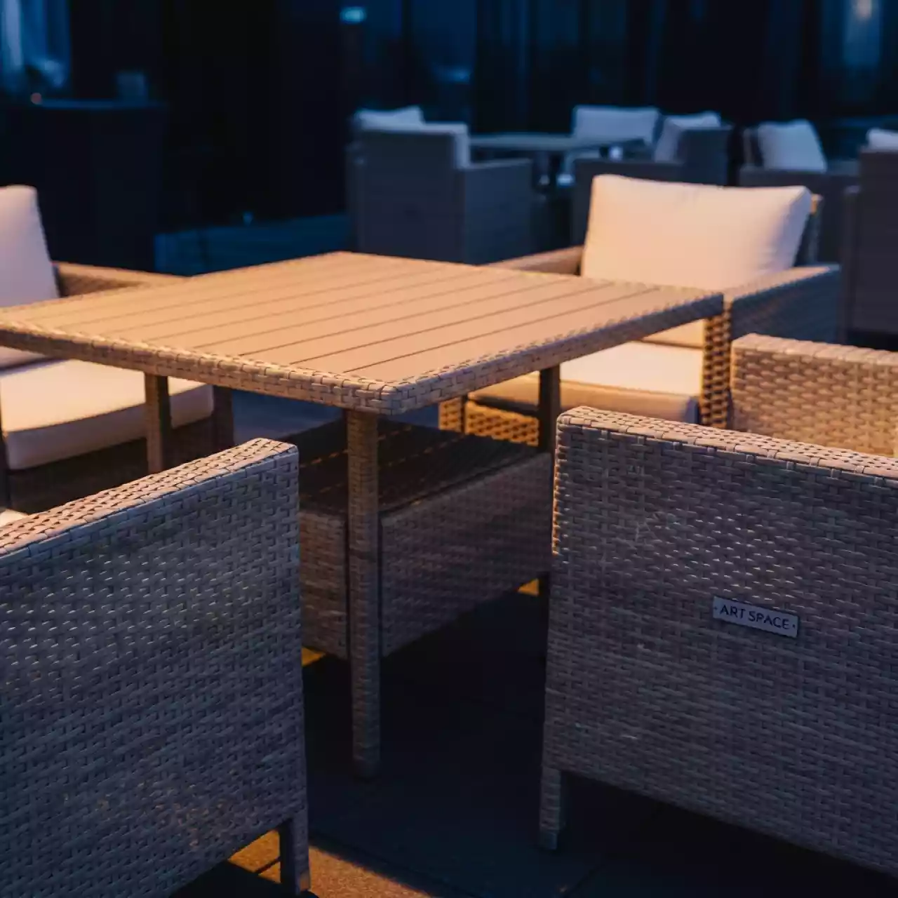 Аренда Мебельная группа плетеная на 4 персоны цвет бежевый Айриш в Rodina Grand Hotel & SPA — ART SPACE