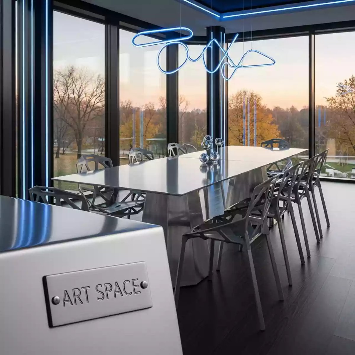 Аренда мебельной группы из литого алюминия Tokyo 8 в ресторане «La Terrazza» — ART SPACE