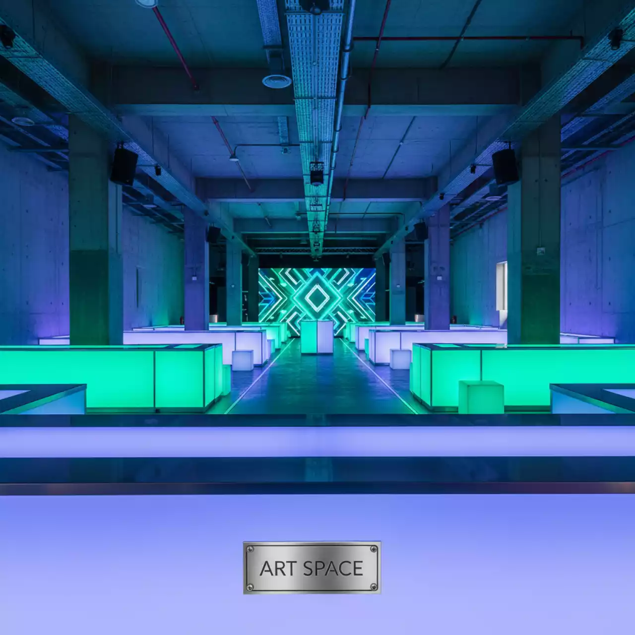 Аренда Мебель световая в ресторане «Плакучая Ива» — ART SPACE