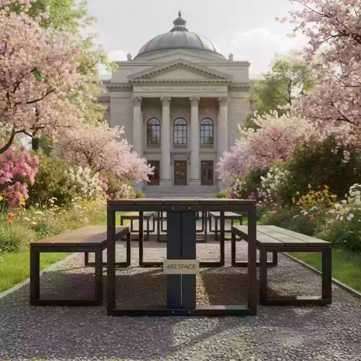 Аренда Мебель уличная для дачи в Зале органной и камерной музыки — ART SPACE