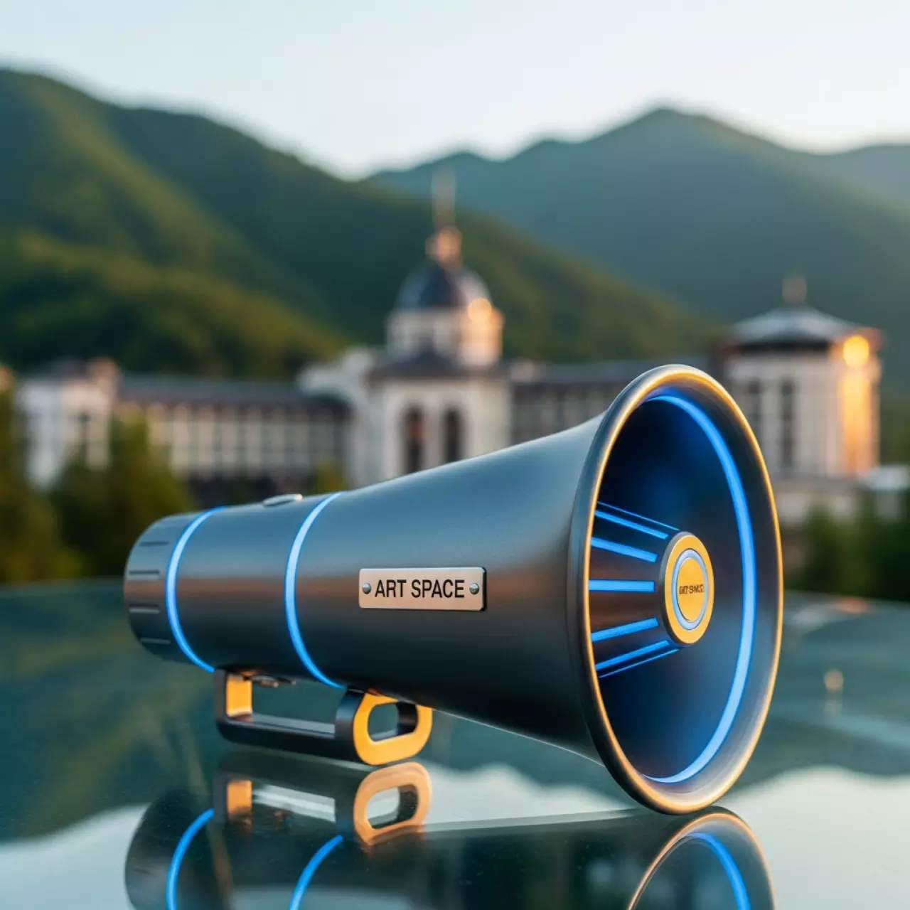 Аренда Мегафон с записью в Гранд Отель Поляна — ART SPACE