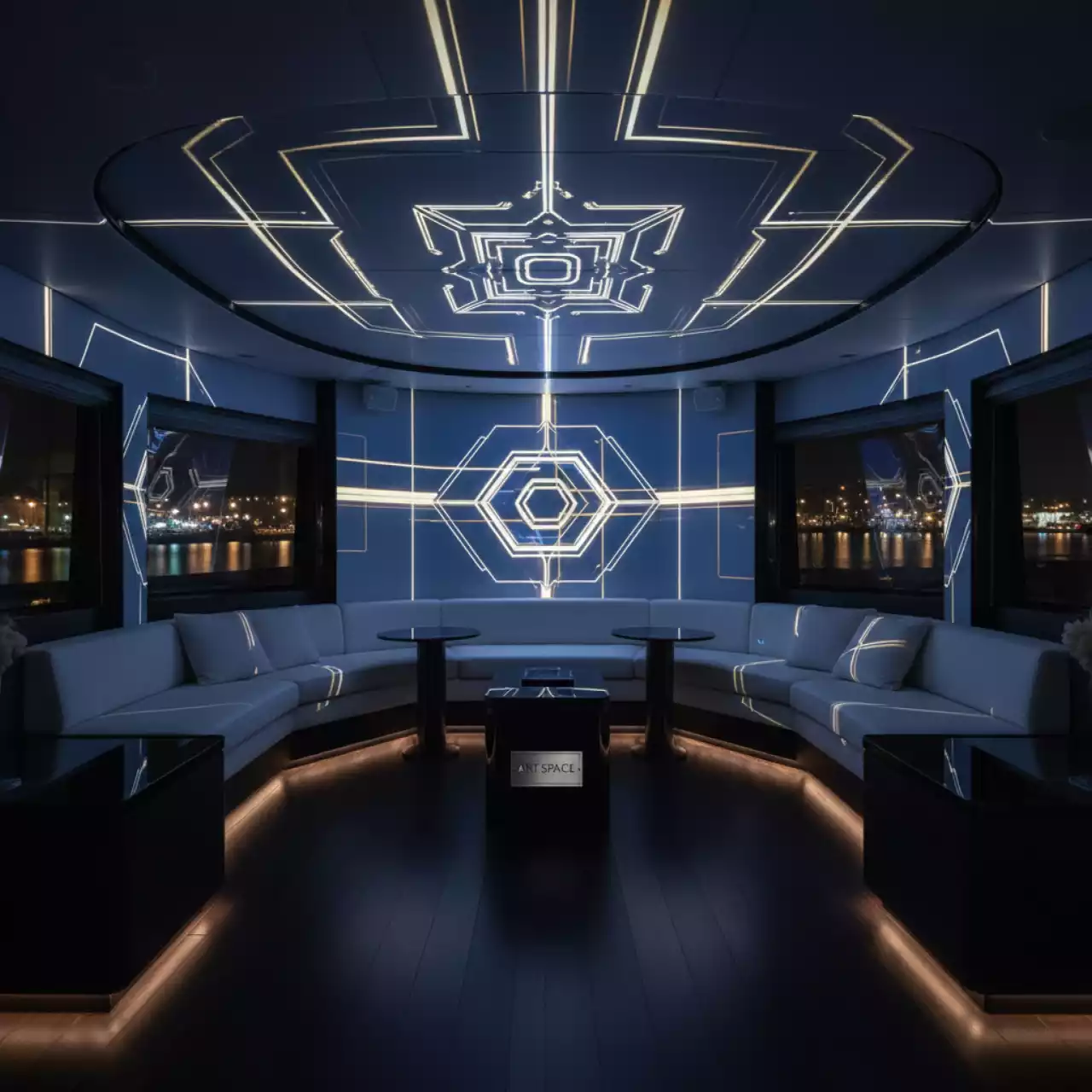 Аренда Мэппинг на VIP-яхте (Имеретинский порт) — ART SPACE