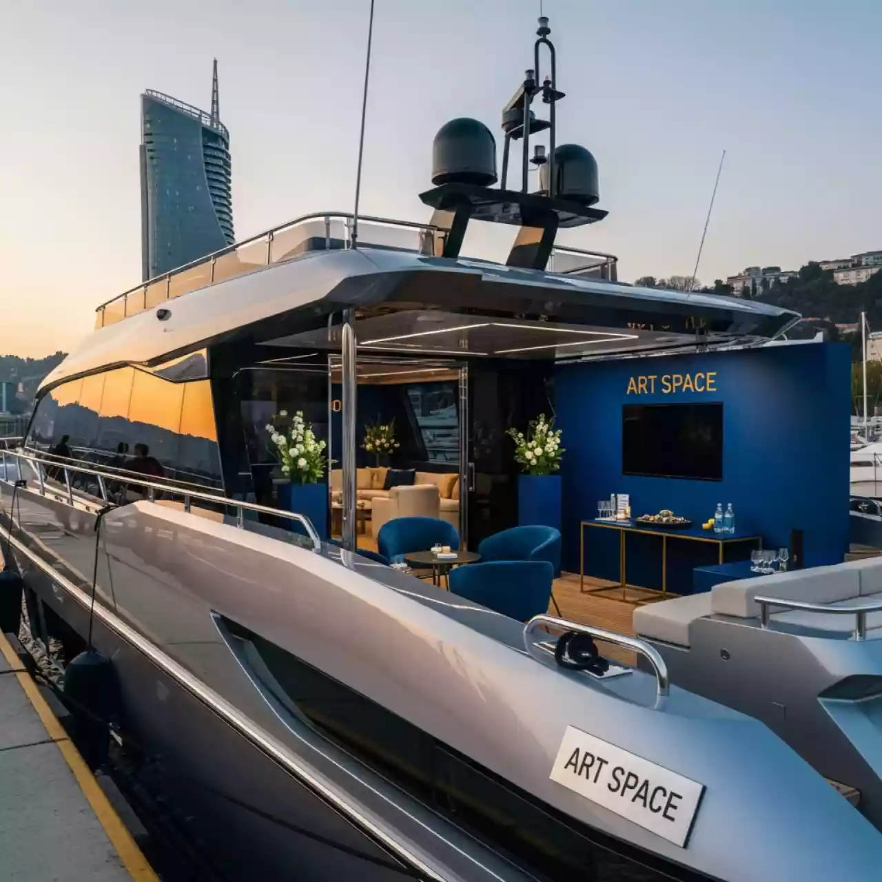 Аренда Мероприятия бизнес на VIP теплоходе (Морпорт Сочи) — ART SPACE