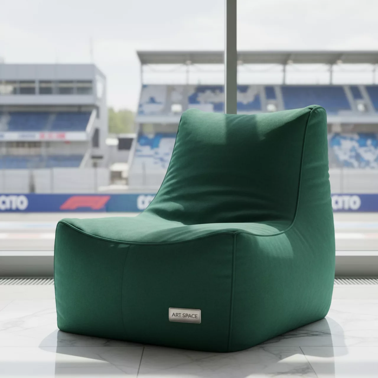 Аренда Мешок Folly зеленый на Сочи Автодроме — ART SPACE