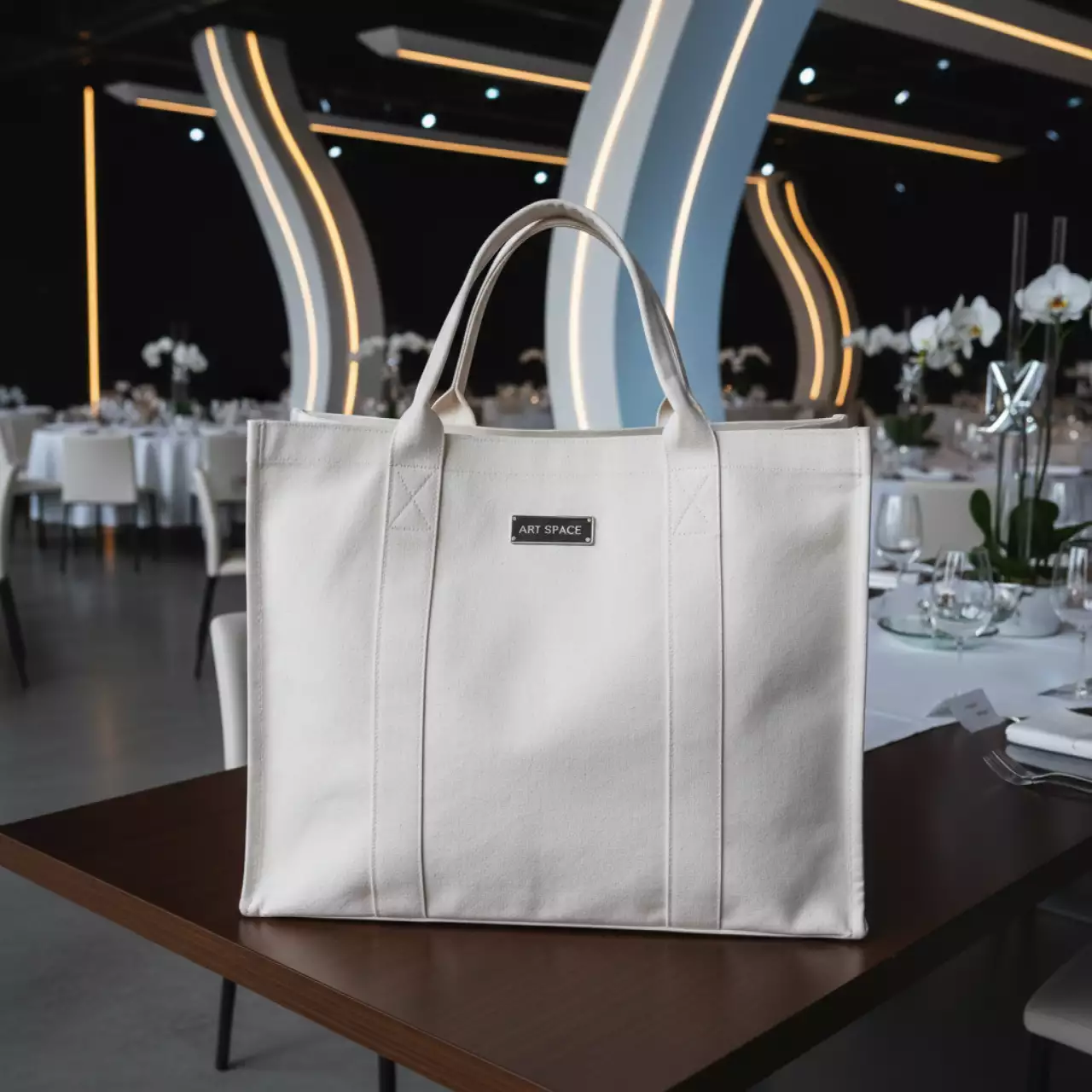 Аренда Мешок холщовый Foster Thank L белый в Alpha Sirius — ART SPACE