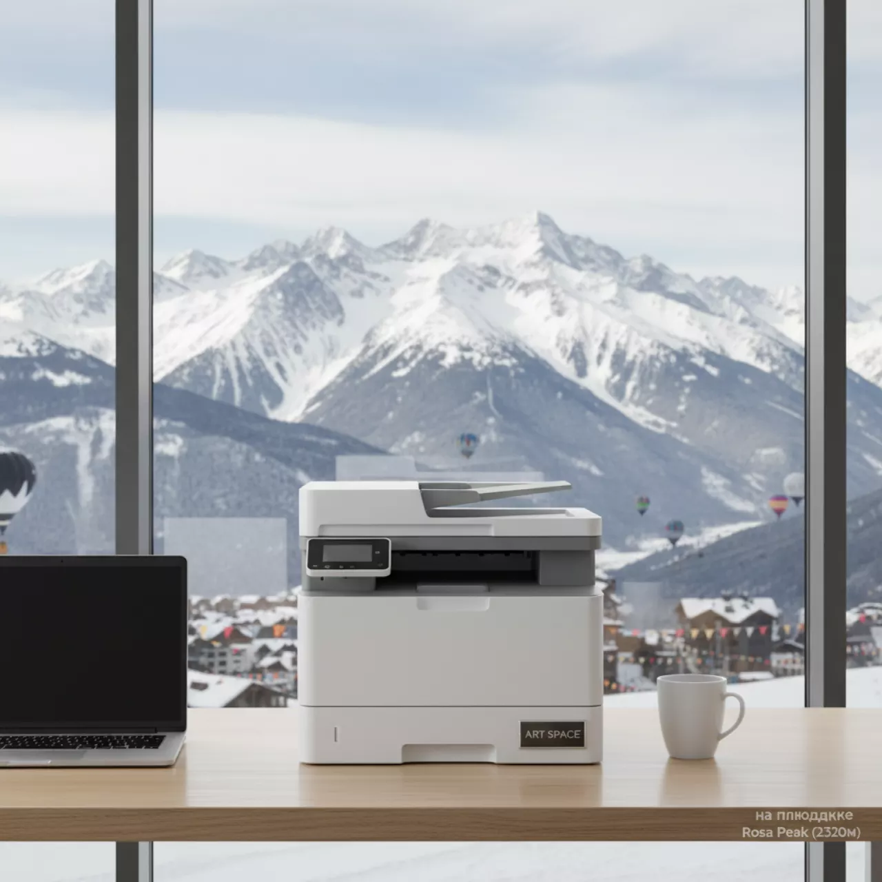 Аренда МФУ Fujifilm на площадке Rosa Peak (2320м) — ART SPACE
