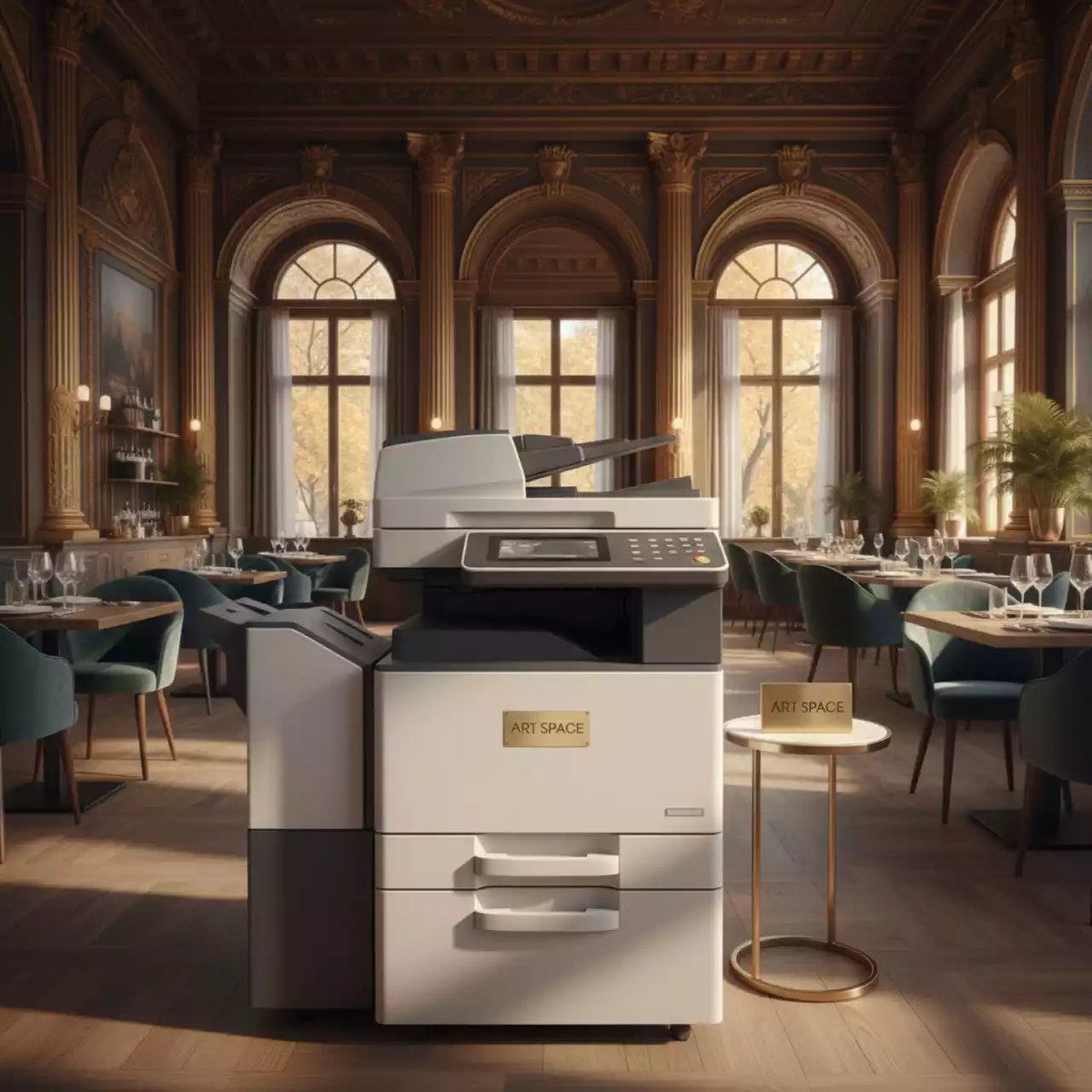 Аренда МФУ HP Color LaserJet Enterprise Flow MFP M776z 3WT91A в ресторане «Brunello» — ART SPACE