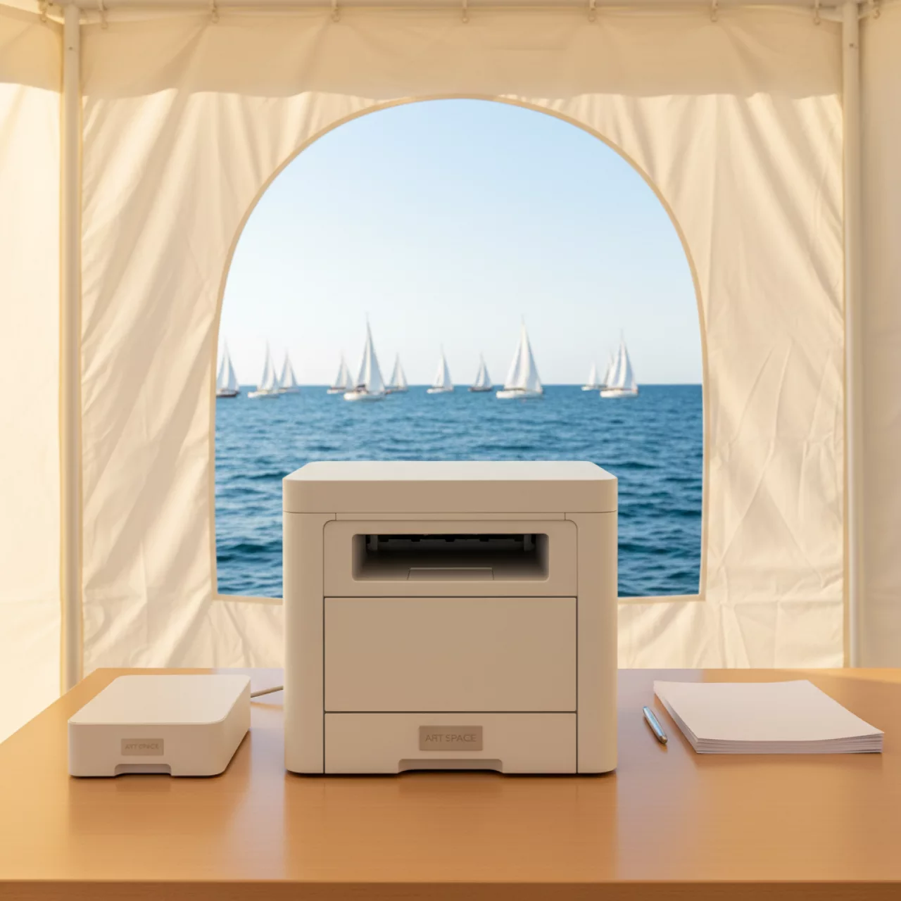 Аренда МФУ HP Color LaserJet Pro MFP M282nw 7KW72A на парусной регате (Сочи) — ART SPACE