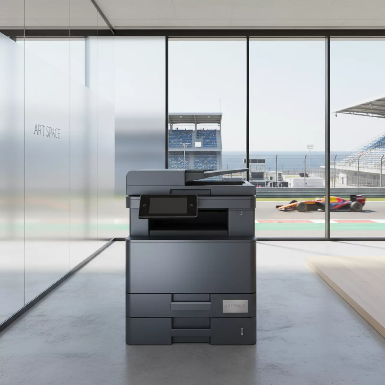 Аренда МФУ HP LaserJet Enterprise MFP M635h на арене «Фишт» — ART SPACE