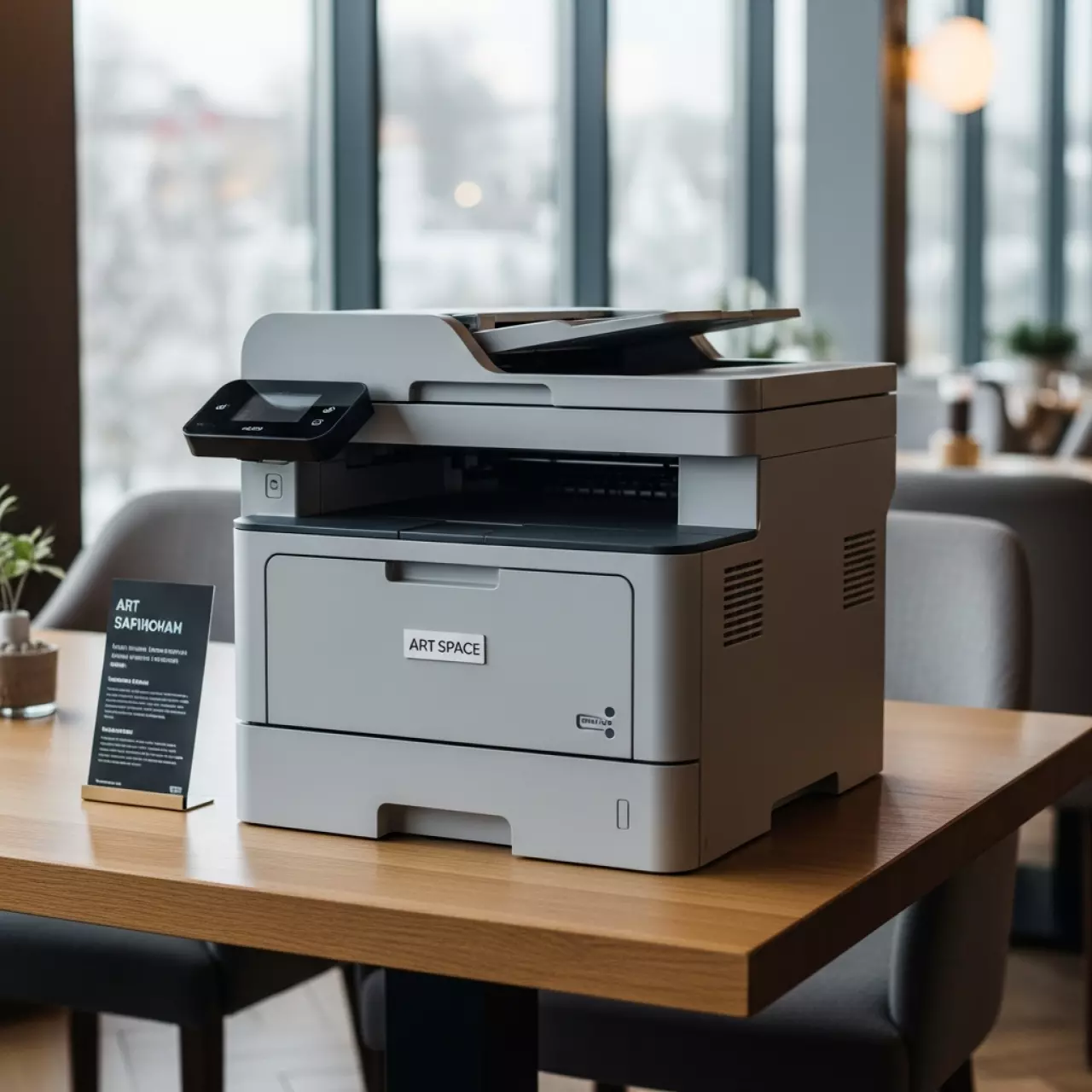 Аренда МФУ HP LaserJet Pro M227fdn в ресторане «Баран-Рапан» — ART SPACE