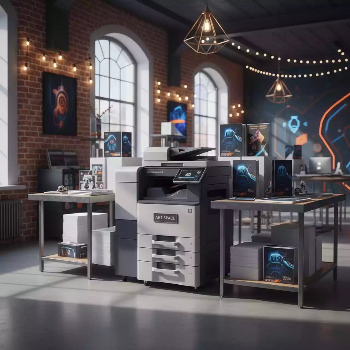 Аренда МФУ комплект — мини типография на базе Konica Minolta в санатории «Заполярье» — ART SPACE