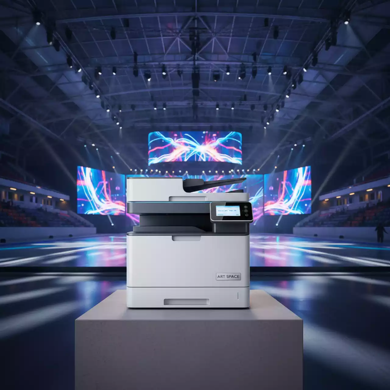 Аренда МФУ Kyocera ECOSYS MA4000wifx монохром A4 Wi Fi в Керлинговом центре «Ледяной куб» — ART SPACE