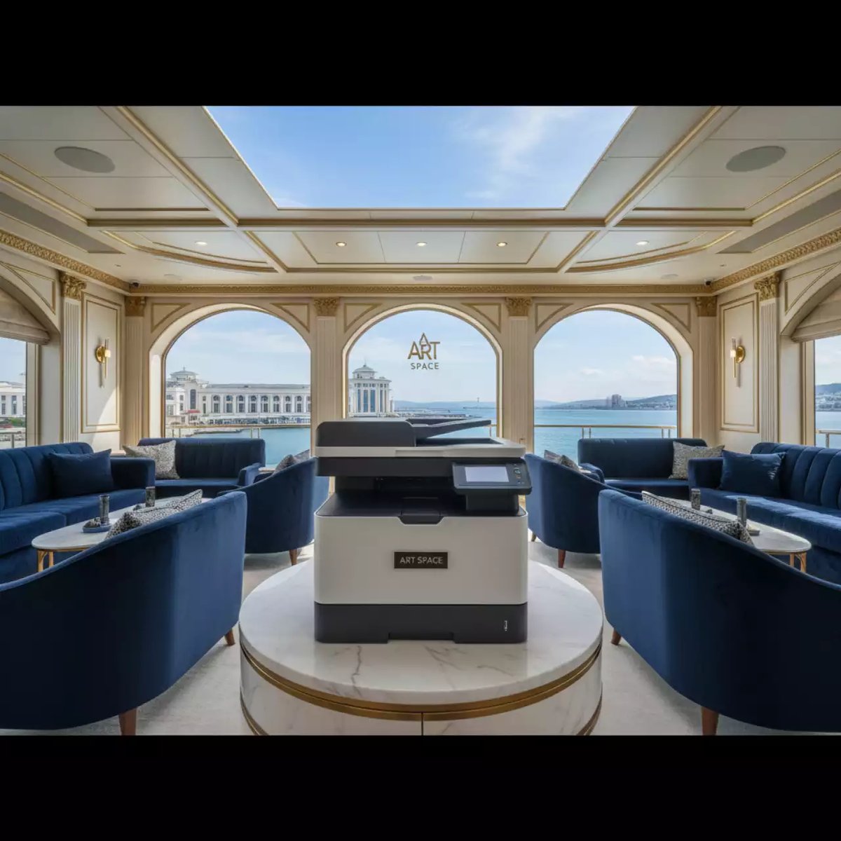 Аренда МФУ Kyocera ECOSYS MA4500ifx на VIP теплоходе (Морпорт Сочи) — ART SPACE