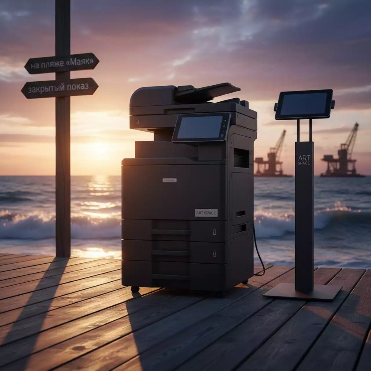 Аренда МФУ Kyocera TASKalfa 2554ci с автоподатчиком DP 7140 и тонерами на пляже «Маяк» — ART SPACE