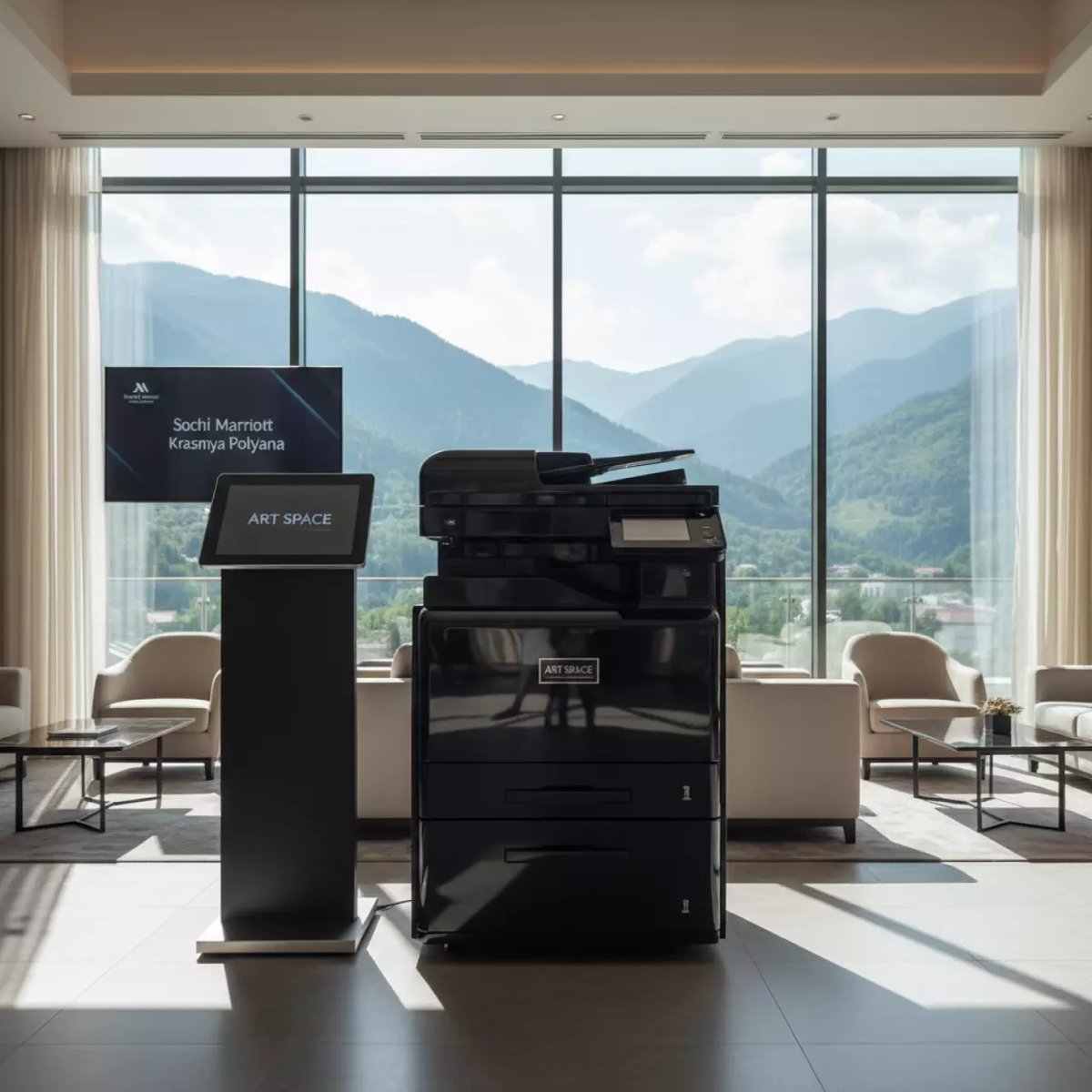 Аренда МФУ Kyocera TASKalfa 7002i в Sochi Marriott Krasnaya Polyana — ART SPACE