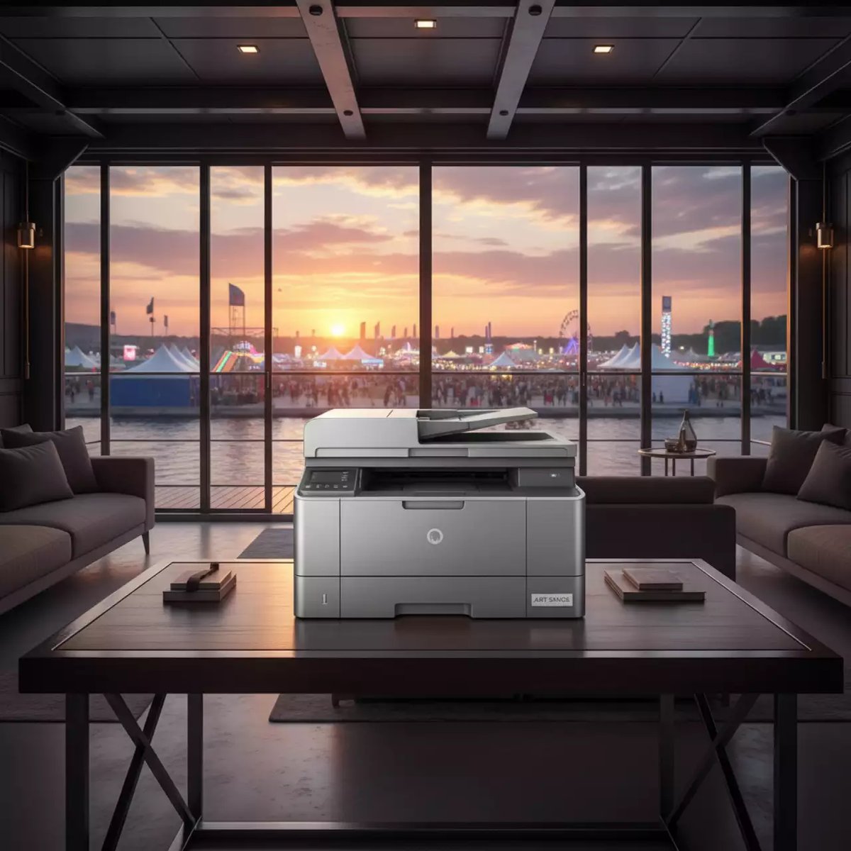 Аренда МФУ лазерные цветные Brother на VIP-яхте (Имеретинский порт) — ART SPACE