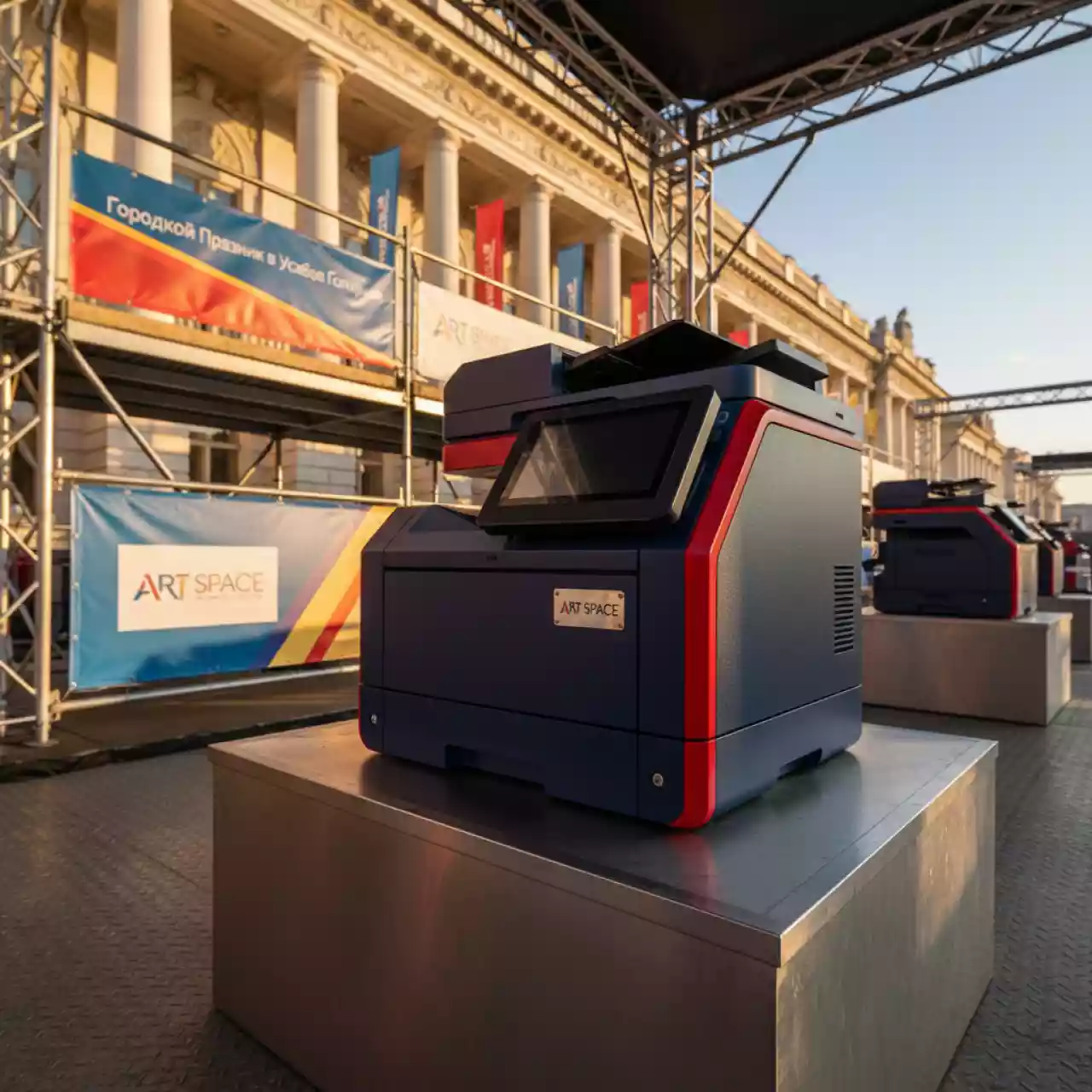 Аренда МФУ OKI MC573dn EURO в усадьбе Голицына — ART SPACE