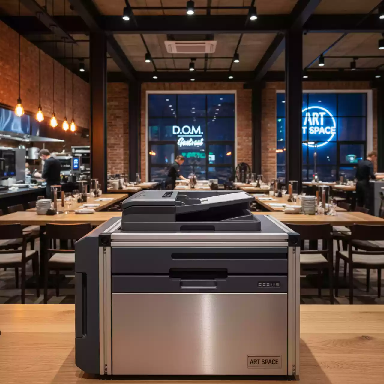 Аренда МФУ периферийные Xerox в ресторане «D.O.M» — ART SPACE