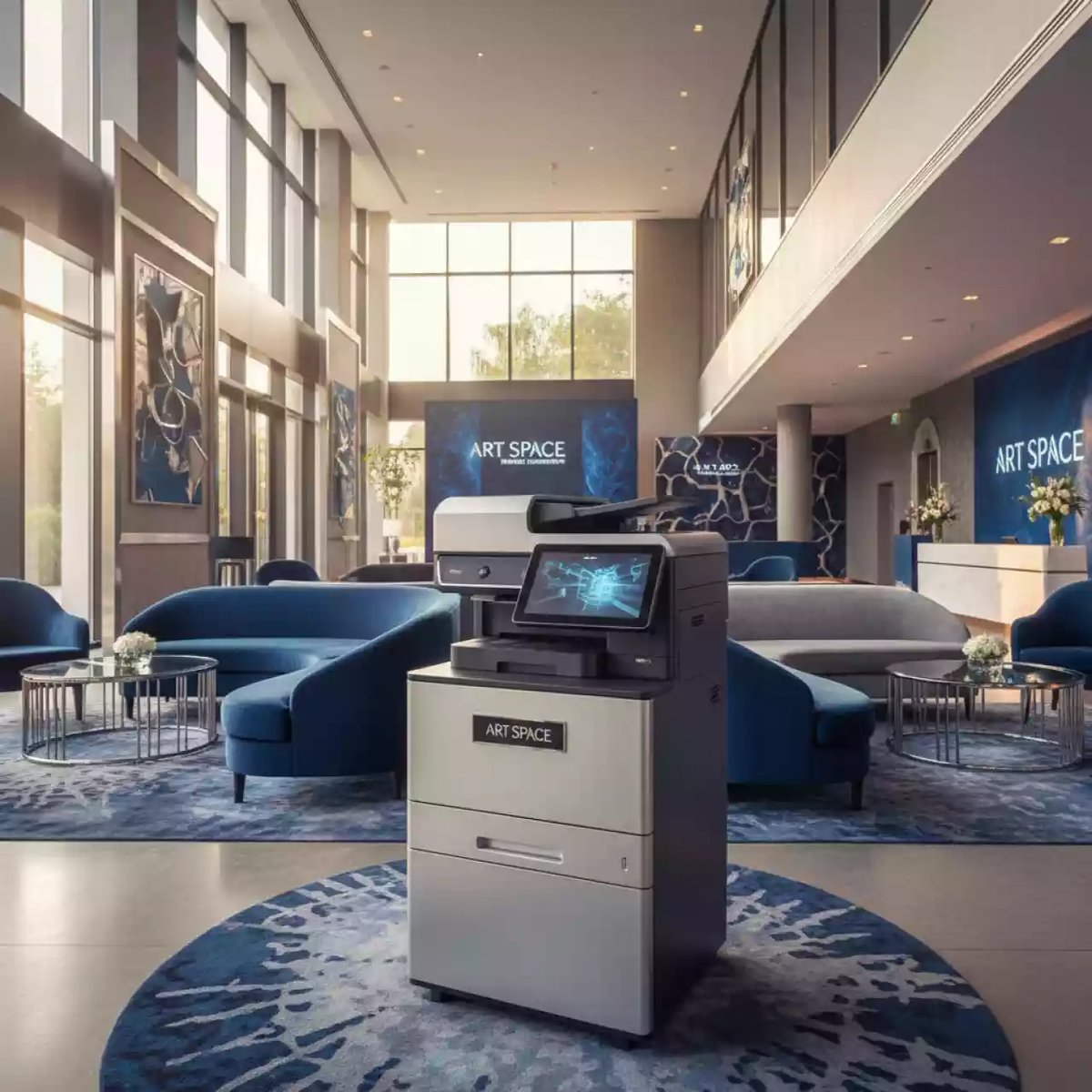 Аренда МФУ с тумбой и жестким диском Xerox VersaLink C7125V в Mövenpick Hotel — ART SPACE