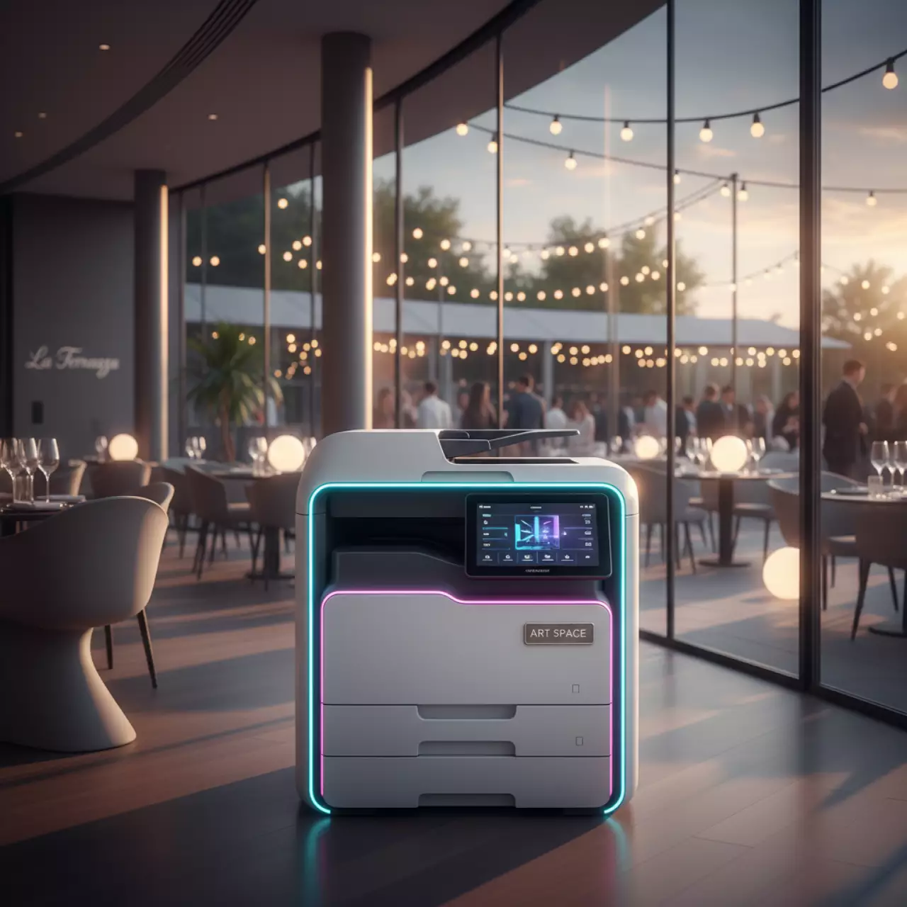 Аренда МФУ Sharp BP 70C36EU в ресторане «La Terrazza» — ART SPACE