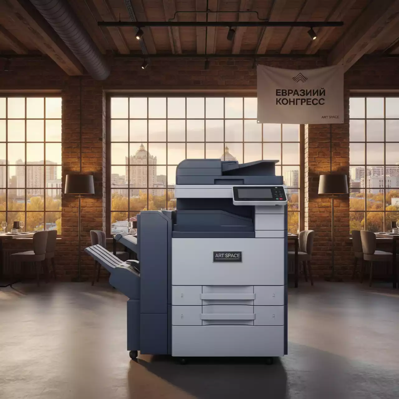 Аренда МФУ Xerox AltaLink C8135 с тандемным лотком в ресторане «Магадан» — ART SPACE