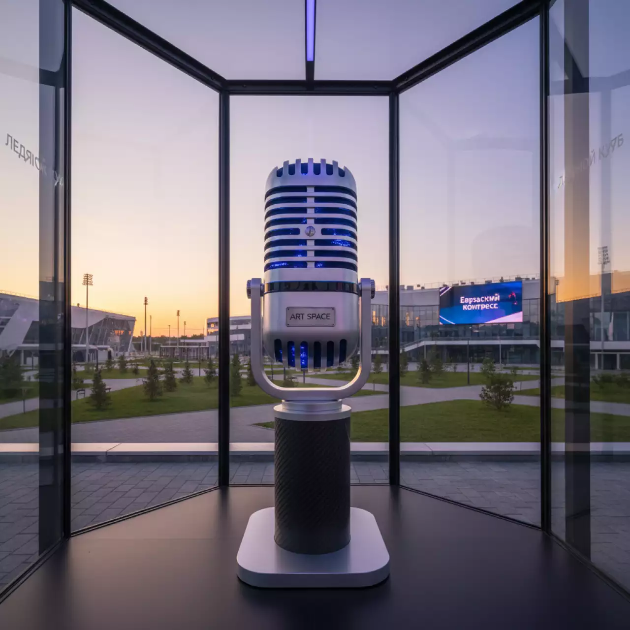 Аренда Микрофон для караоке в Керлинговом центре «Ледяной куб» — ART SPACE