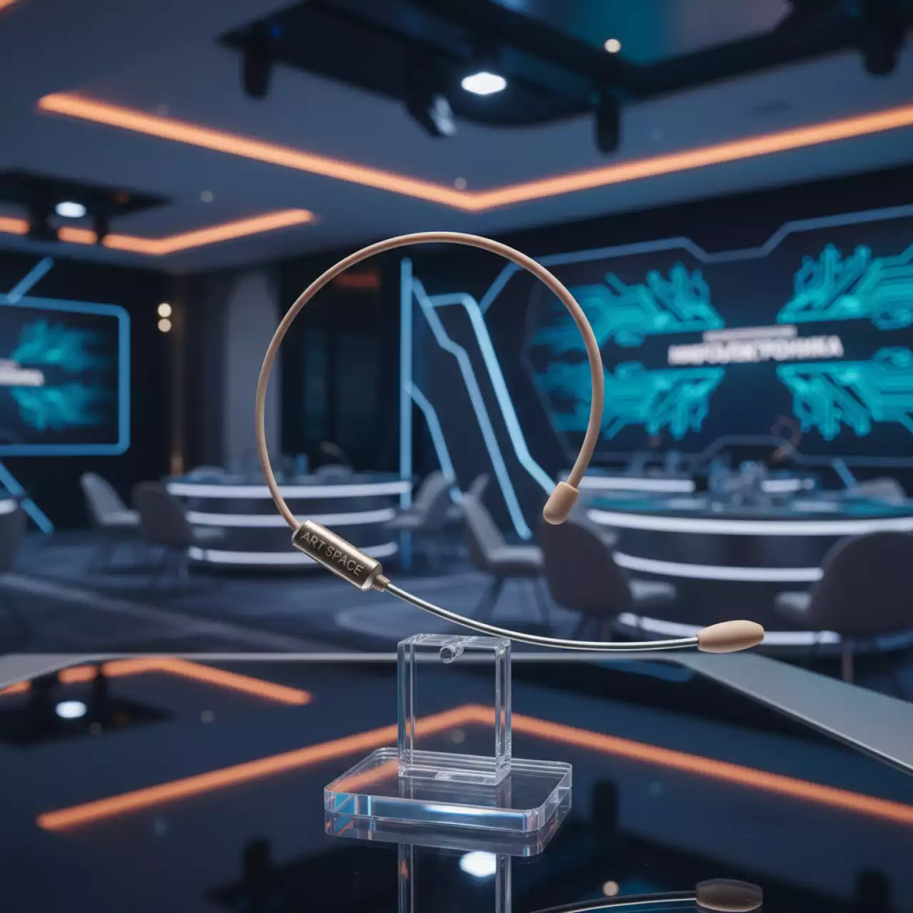 Аренда Микрофон головной телесного цвета Rode HS 1 P в казино «Сочи» — ART SPACE